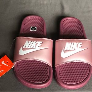 Nike Pink Slide Sandals